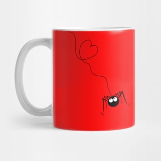 Scary spider's charm offensive Mug